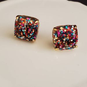 Kate Spade Large Glitter Earrings